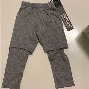 Nununu size 6-12 legging/shorts